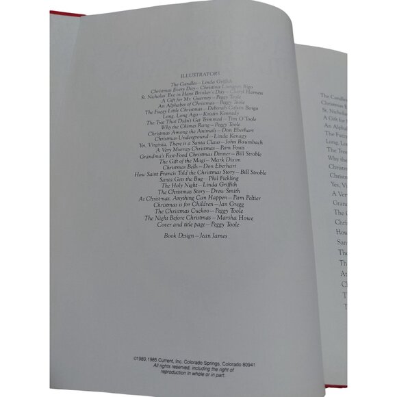 Vtg A Story A Day Til Christmas Hardcover Book By Current 1989 - Picture 3 of 13